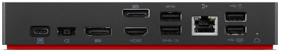 Lenovo ThinkPad Universal USB-C Smart Dock, USB-C, 4K, 135W, 1GbE, Schwarz
