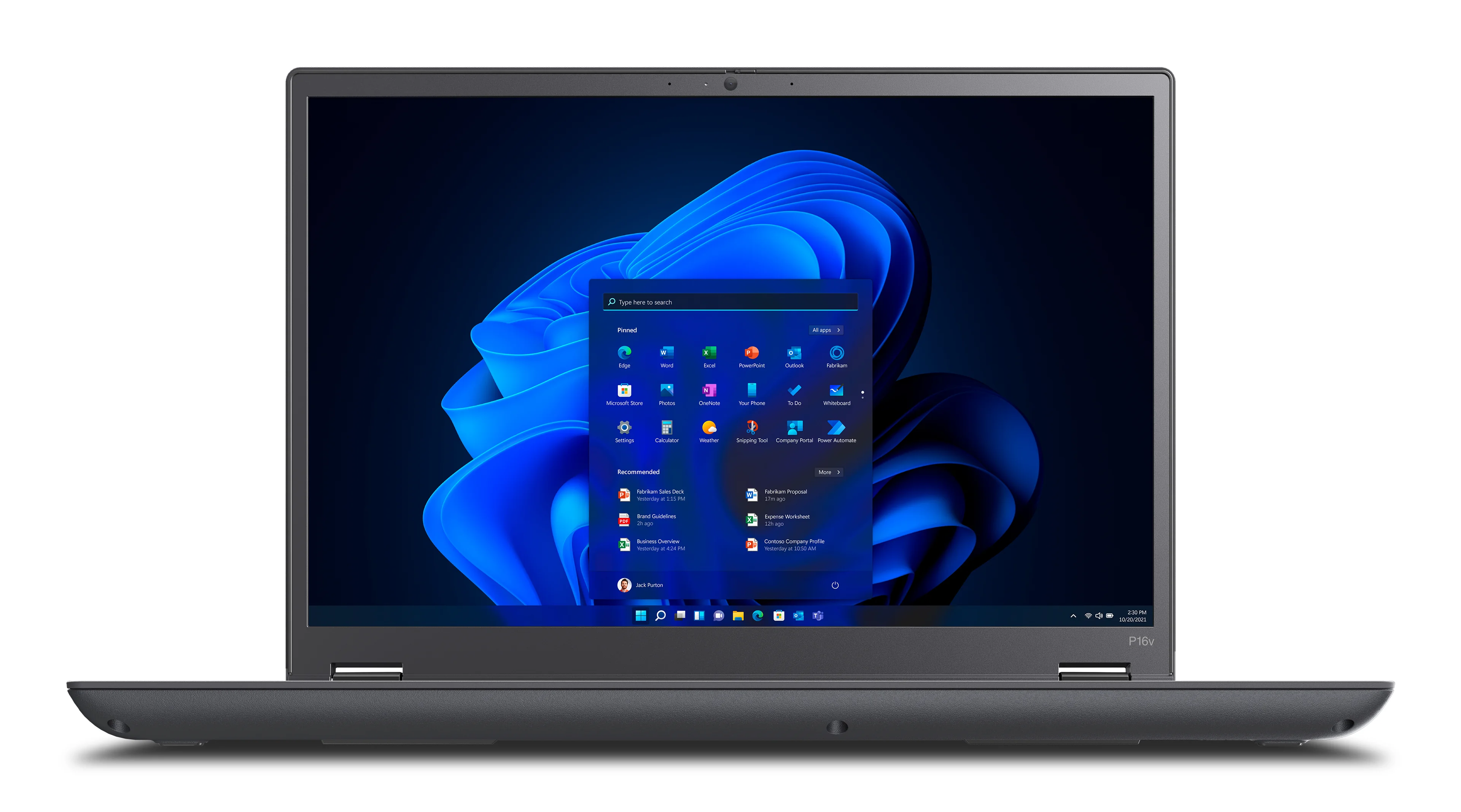 Lenovo ThinkPad P16v Gen 2 mit Core Ultra 7 155H, RTX 1000 Ada, 32GB RAM, 1TB SSD, Win 11 Pro, Schwarz Bild 1