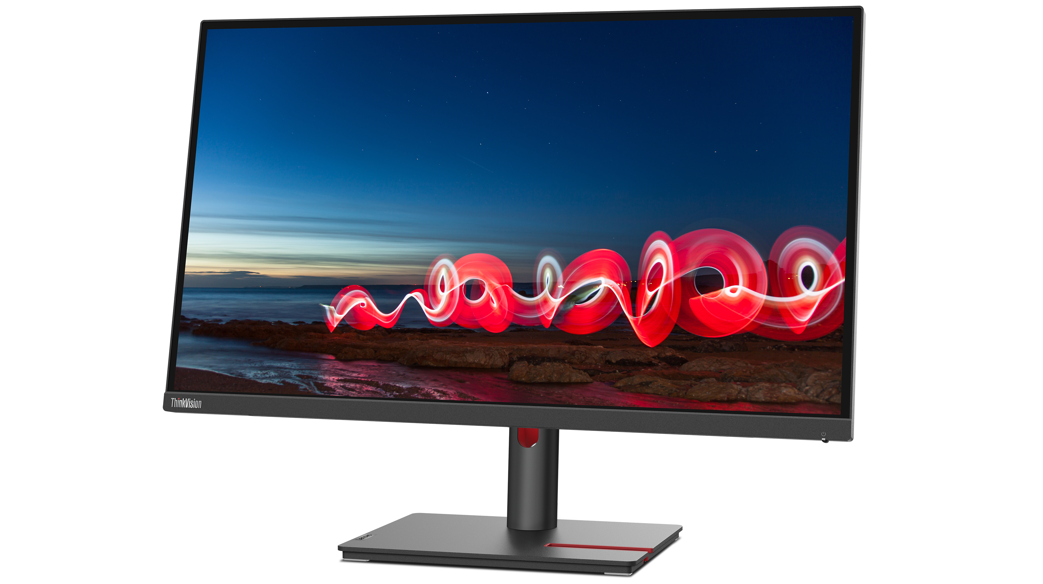Lenovo ThinkVision T27i-30 27" Full HD LED Monitor, Schwarz, USB-Hub, VESA, höhenverstellbar