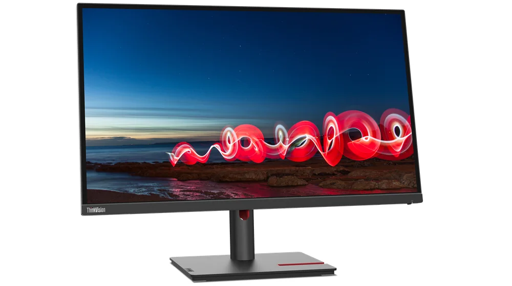 Lenovo ThinkVision T27i-30 27 Full HD Monitor, LED, USB-Hub, VESA, höhenverstellbar, Schwarz Bild 6