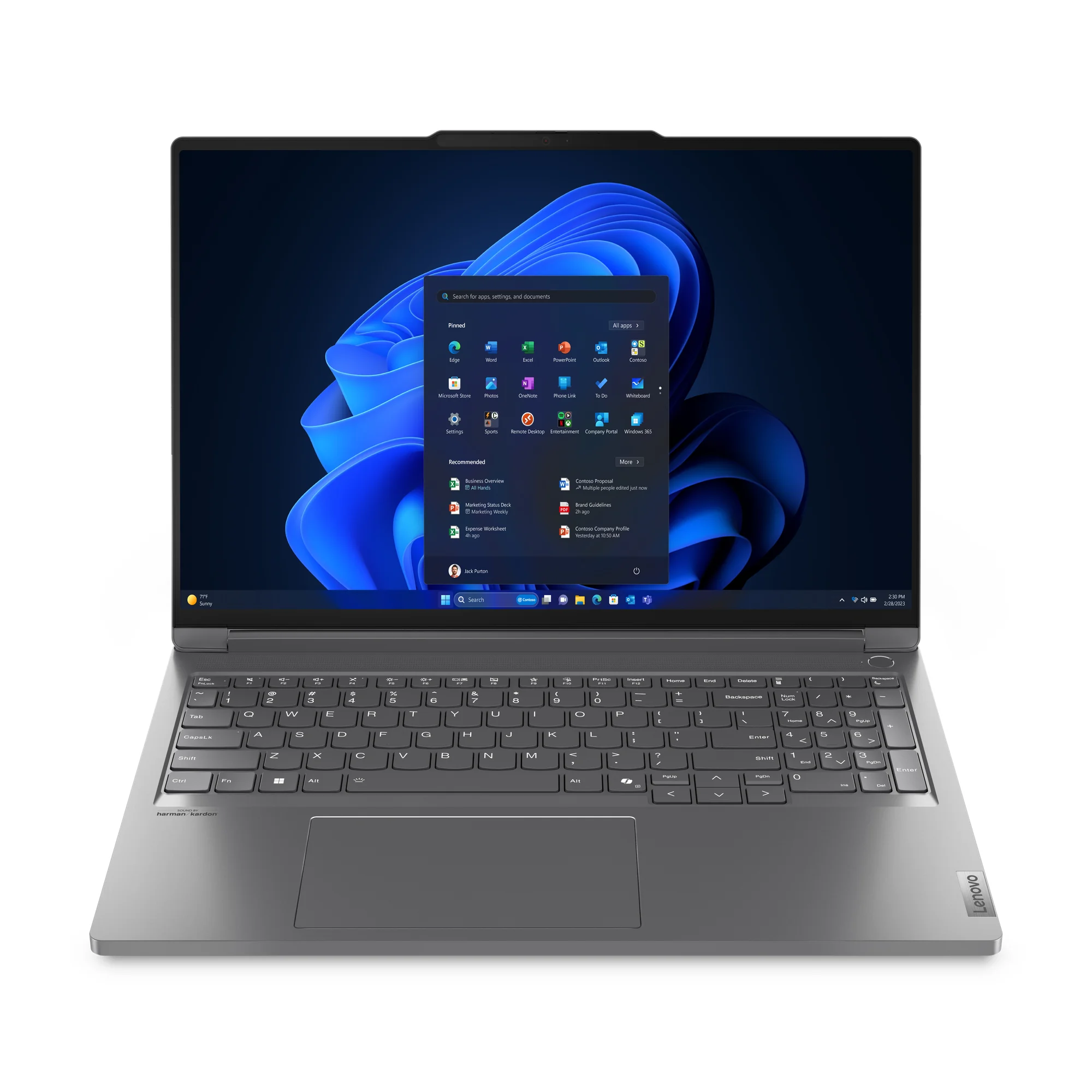Lenovo ThinkBook 16p G5 IRX mit i7-14650HX, RTX 4060, 32GB RAM, 1TB SSD, Windows 11 Pro, Grau