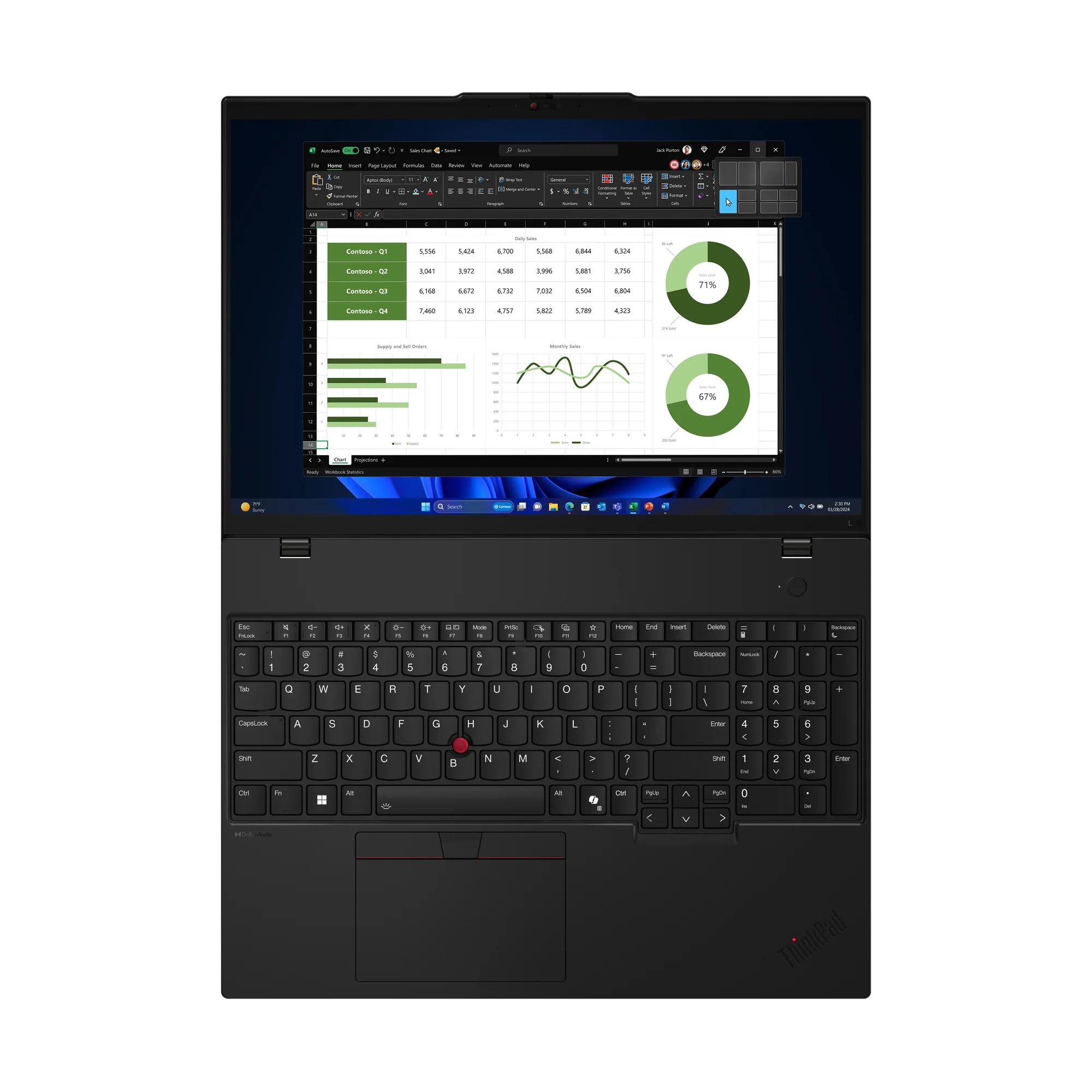 Lenovo ThinkPad L16 G1 mit AMD Ryzen 7 Pro 7735U, 32GB RAM, 512GB SSD, Windows 11 Pro