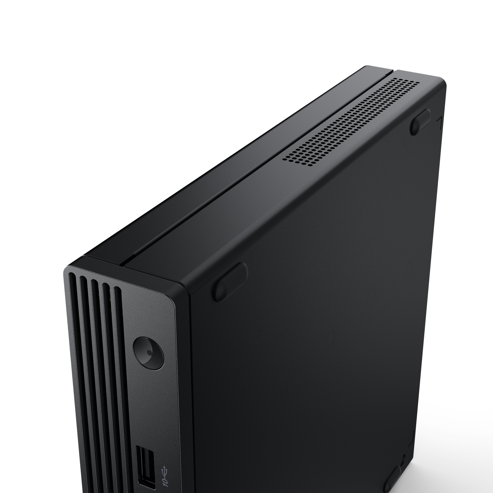 Lenovo V100q Intel® N N100 8 GB DDR5-SDRAM 256 GB SSD Mini PC Mini-PC Schwarz