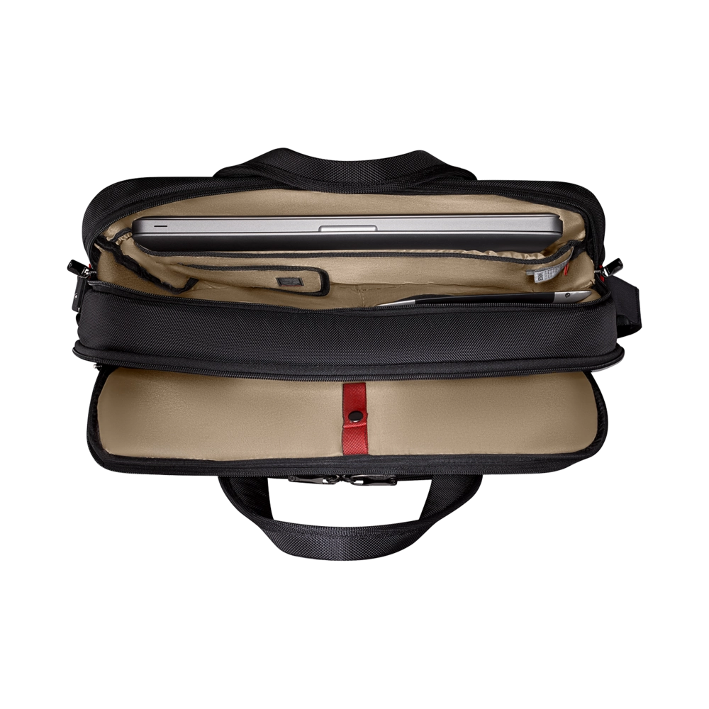 Wenger, Meteor Brief, 16� - 17'' Laptop Briefcase with Tablet Pocket, Black, 653498 Bild 4