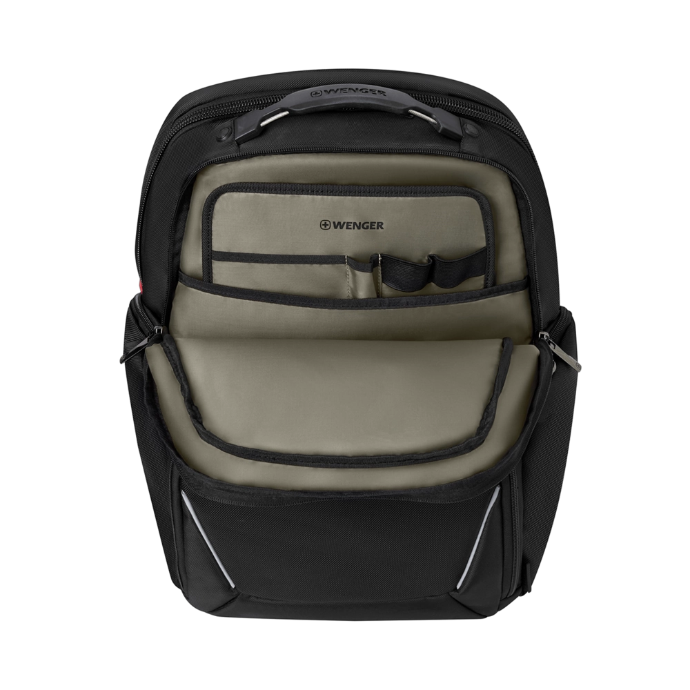 Wenger, Meteor, 17 Laptop Backpack with Tablet Pocket, Black, 653188 Bild 4