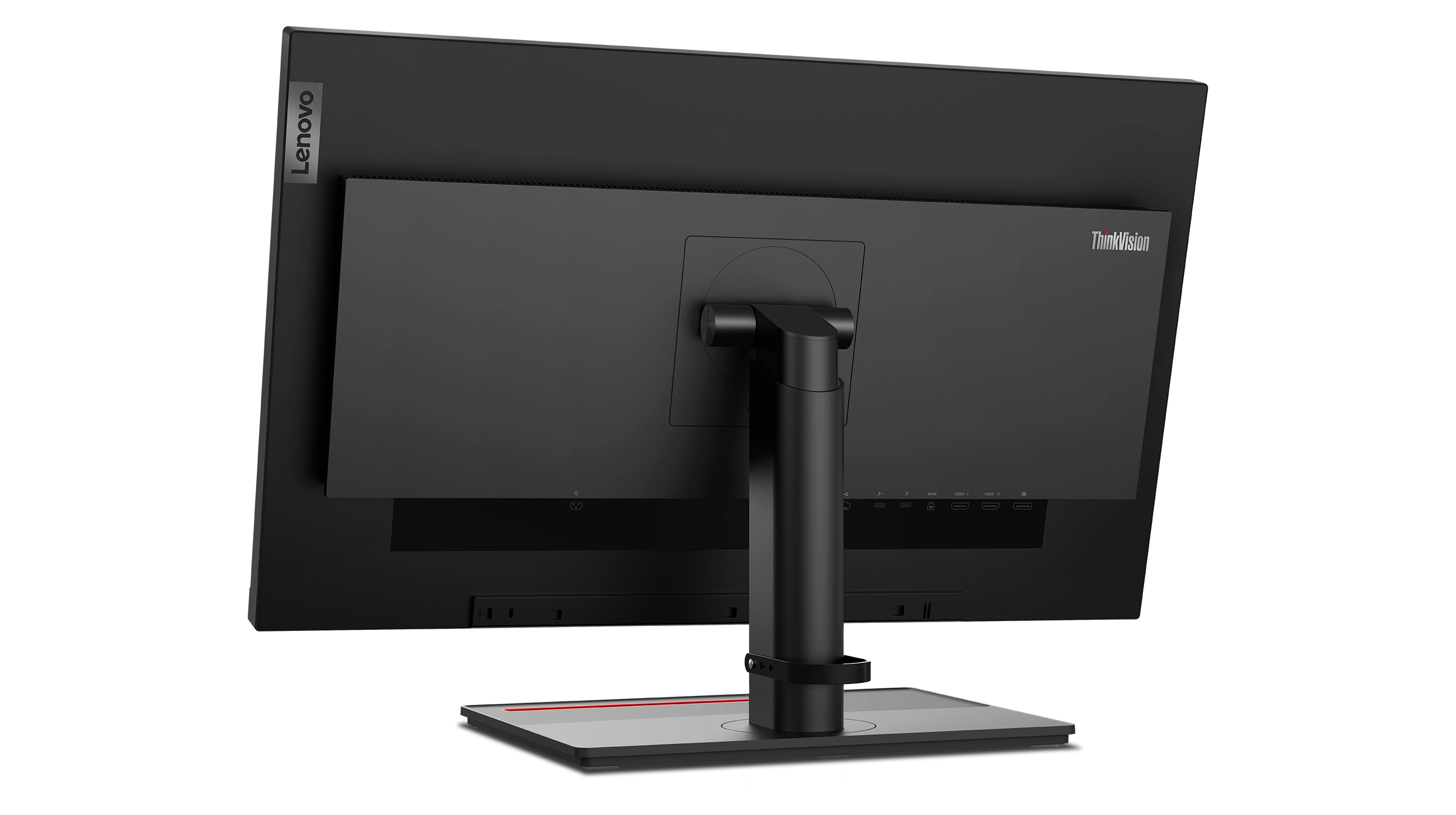 Lenovo ThinkVision P27u-20 27 4K Ultra HD Monitor, IPS, USB-Hub, Lautsprecher, höhenverstellbar, schwarz Bild 9