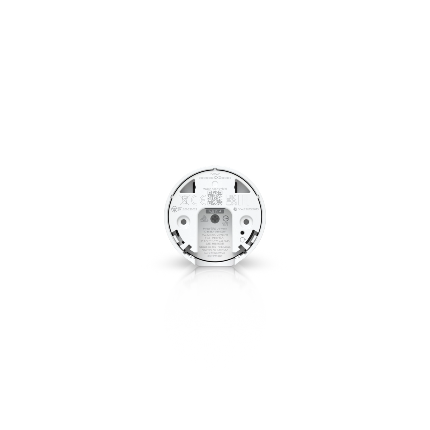 Access Point U6 Mesh (EU) WiFi 6 OutdoorIndoor AP, 6 Streams, 140 m², PoE, GbE Bild 3