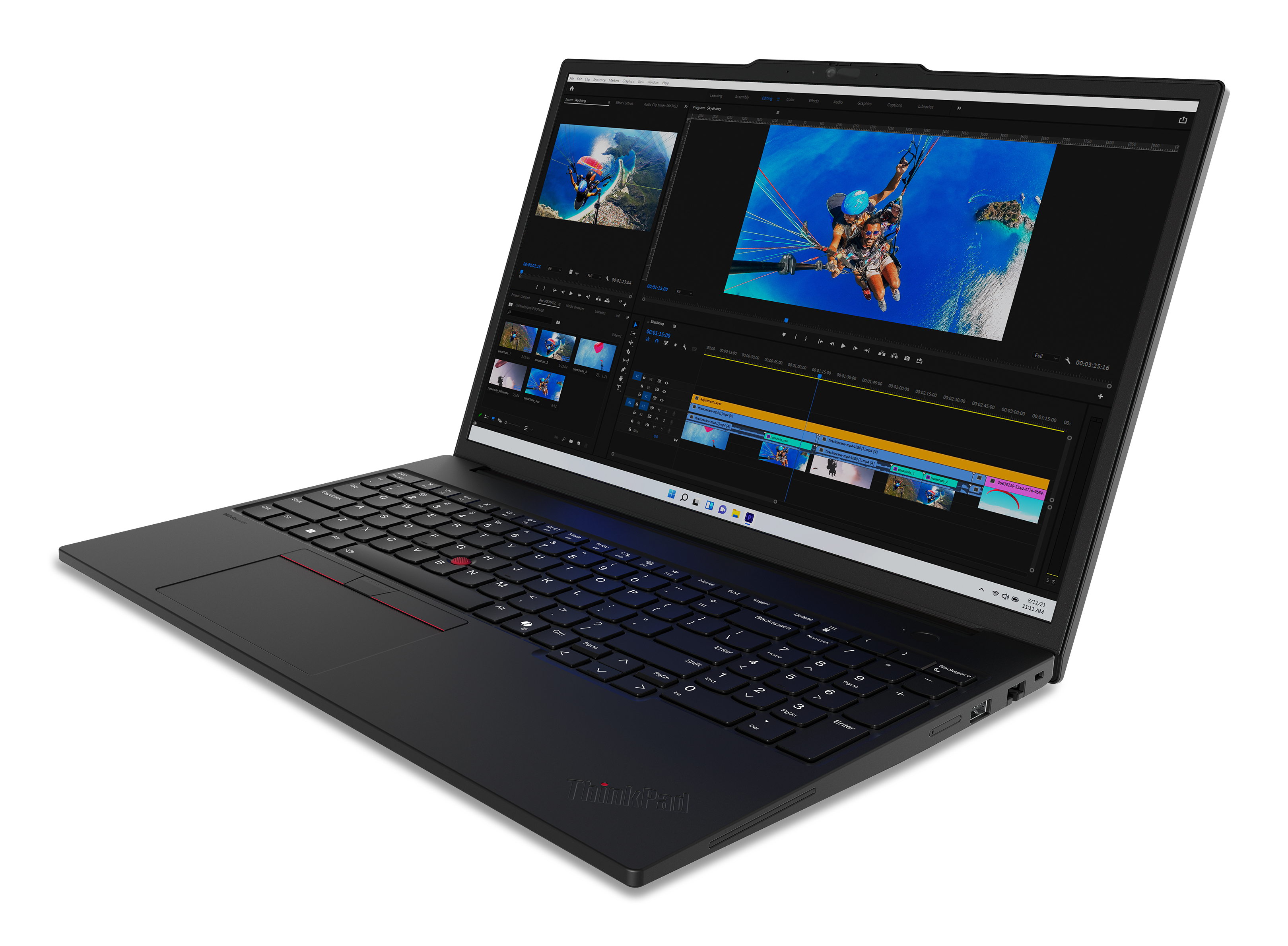 Lenovo ThinkPad P16s Gen 3 mit Core Ultra 7 155H, RTX 500 Ada, 32GB RAM, 1TB SSD, Windows 11 Pro