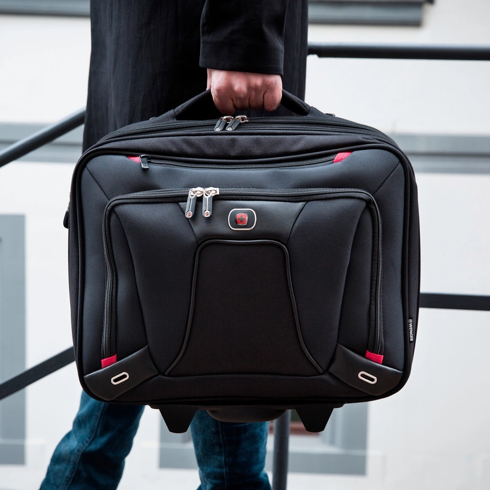 Wenger, Transfer 16 20cm depth Wheeled Business Case, Black , 600664 Bild 6