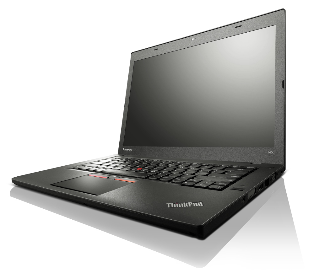 Lenovo ThinkPad T450 i5-5300U, Intel HD 5500, 8GB RAM, 128GB SSD, Windows 7 Pro, Schwarz