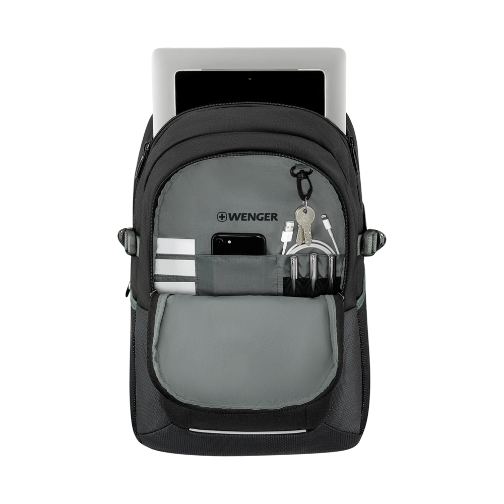 Wenger Next 23 Ryde 16 Laptop Backpack with Tablet Pocket, Gravity Black, 612567 Bild 4