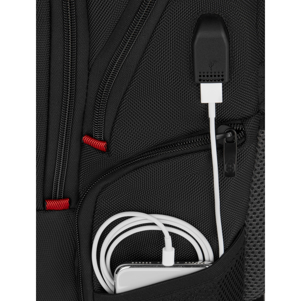 Wenger, Pegasus Deluxe 16 Ballistic Laptop Backpack, Black ( R ), 606492 Bild 5