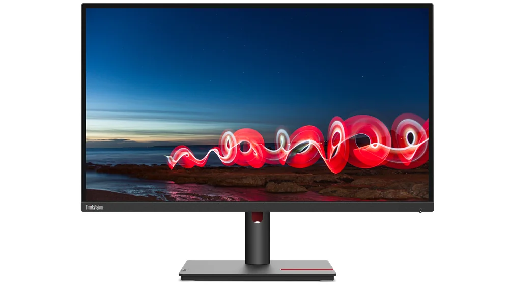 Lenovo ThinkVision T27i-30 27 Full HD Monitor, LED, USB-Hub, VESA, höhenverstellbar, Schwarz Bild 4