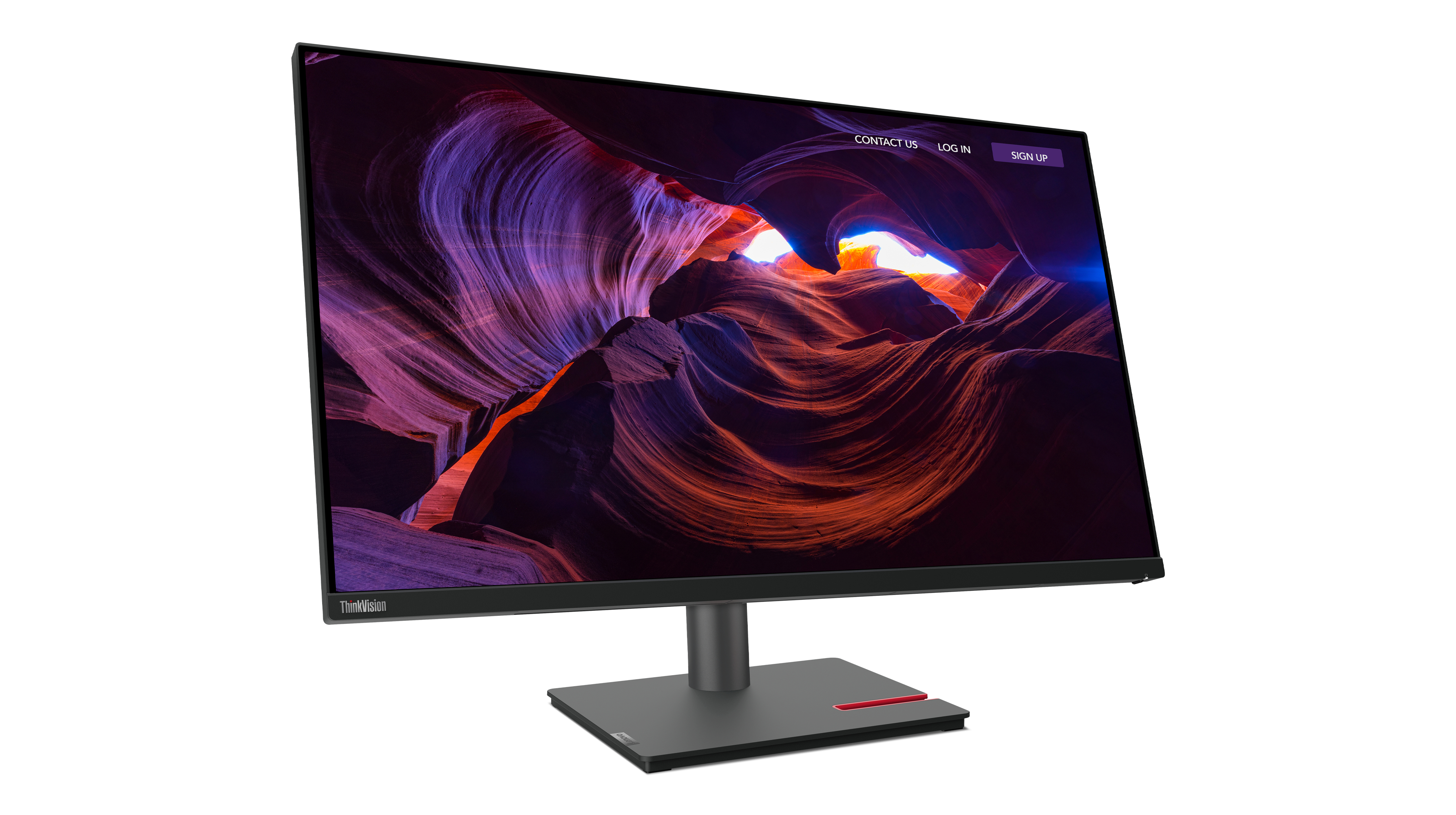Lenovo ThinkVision P32p-30 31,5" 4K LED Monitor, Schwarz, 6 ms, USB-Hub, höhenverstellbar