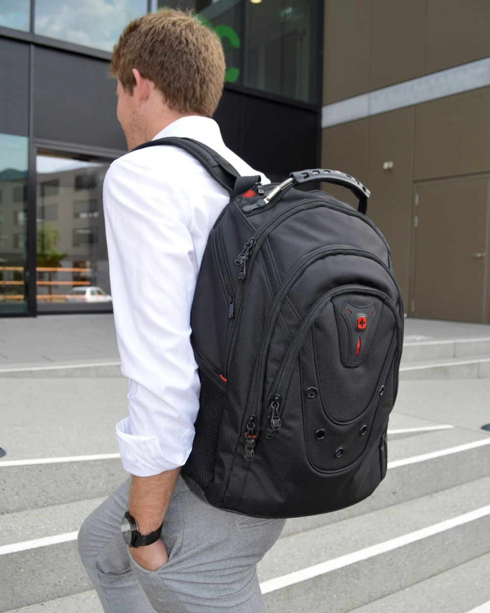 Wenger, Ibex Deluxe 14-16 Ballistic Laptop Backpack, Black ( R ), 606493 Bild 6