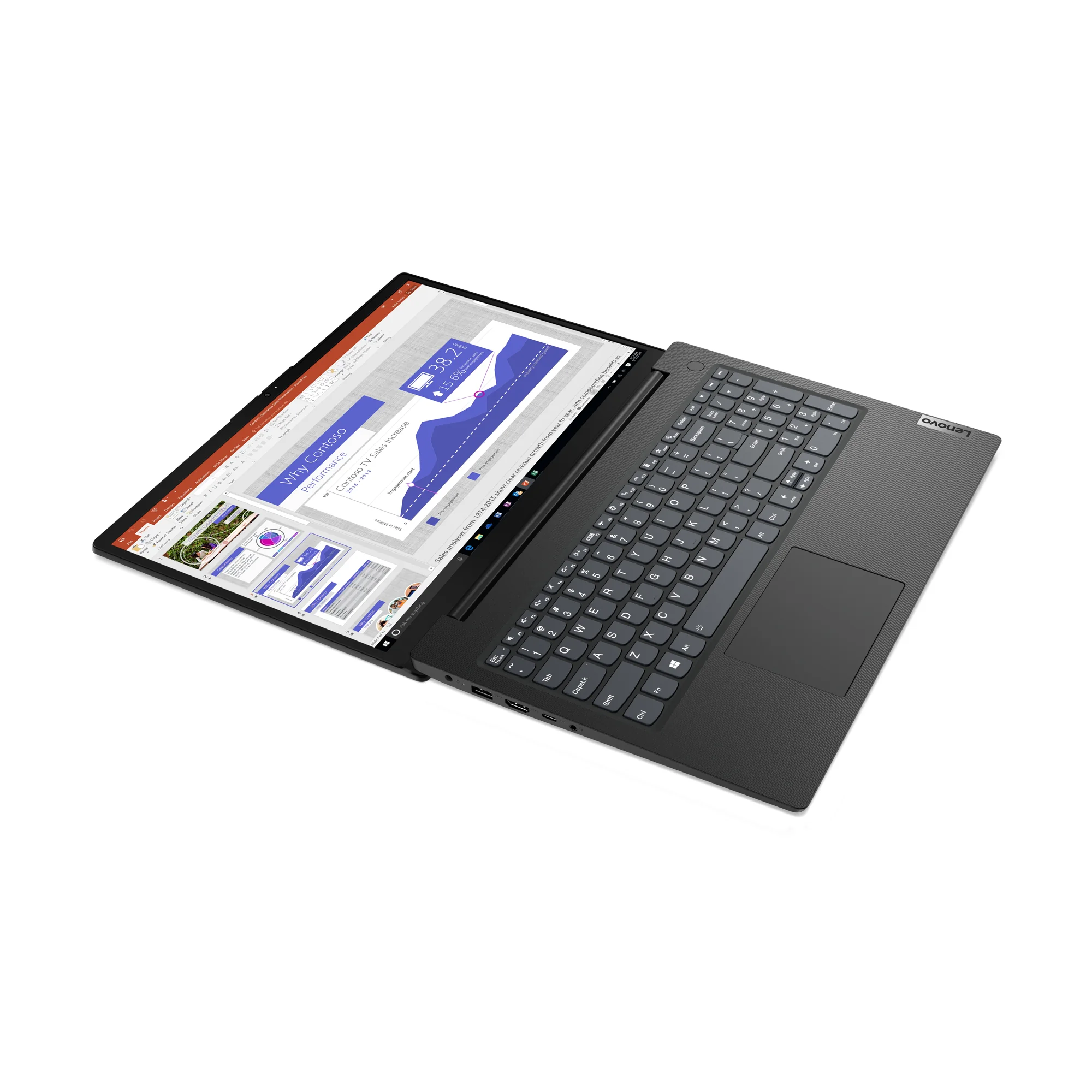 Lenovo V15 G2 IJL mit Intel Celeron N5100, Intel UHD Graphics, 8GB RAM, 256GB SSD, Windows 11 Home