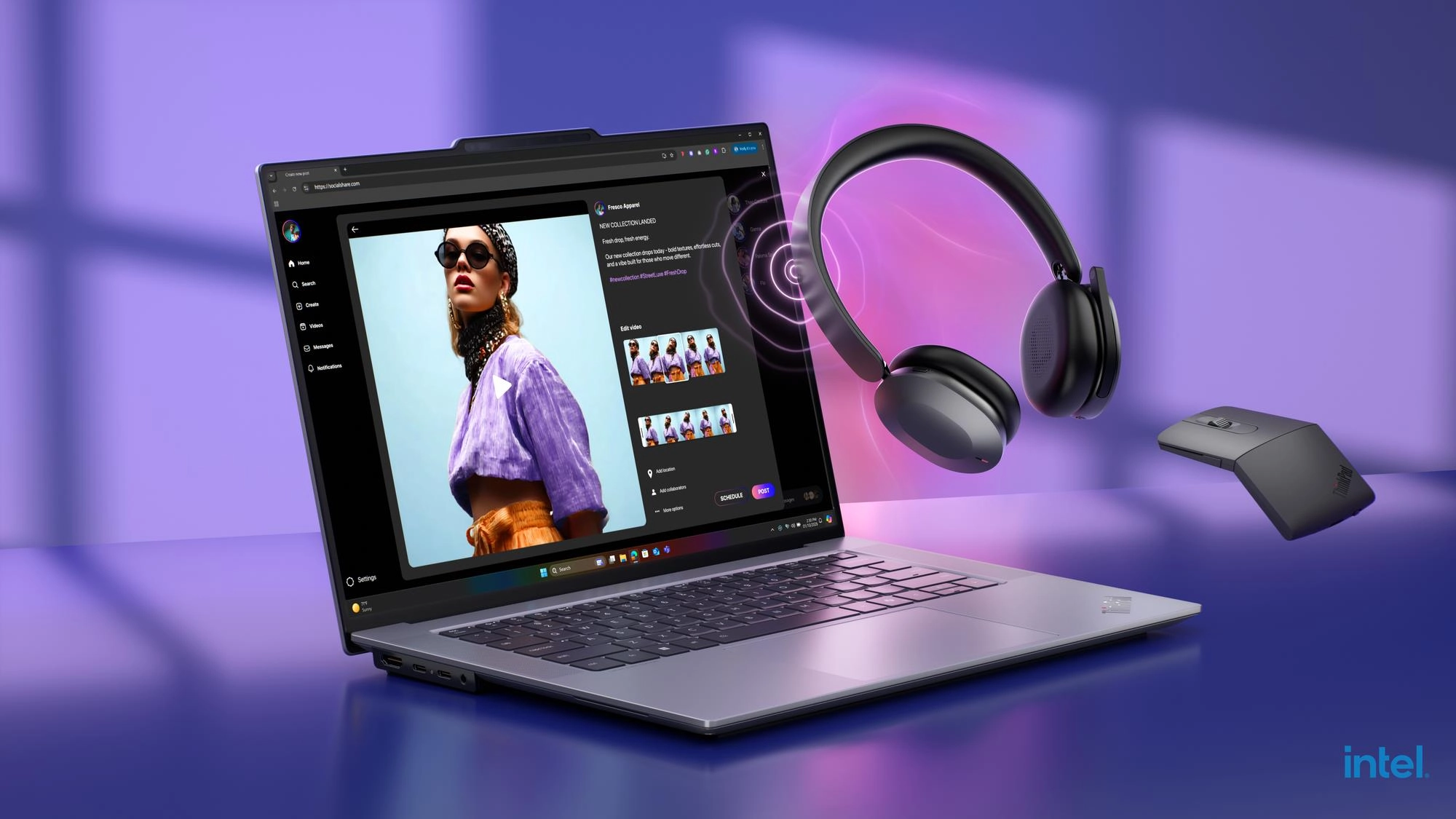 Lenovo ThinkPad X9-15p Gen 1 Aura mit Intel Core Ultra 7 358H, Arc B390, 32GB RAM, 1TB SSD, Win 11 Pro Bild 15