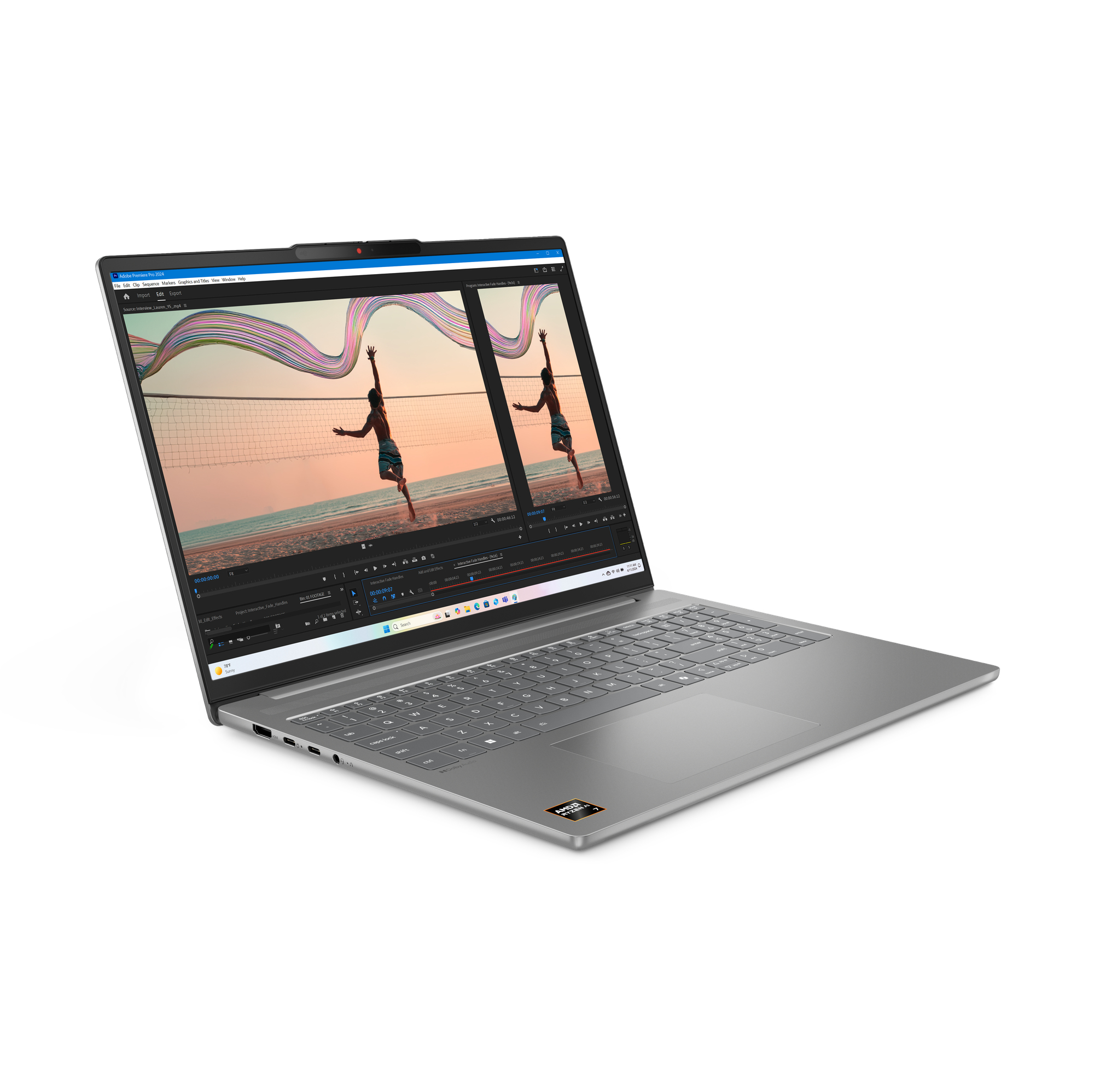 Lenovo IdeaPad Slim 5 16AKP10 mit AMD Ryzen AI 5 330, Radeon 820M, 16GB RAM, 1TB SSD, Windows 11 Home
