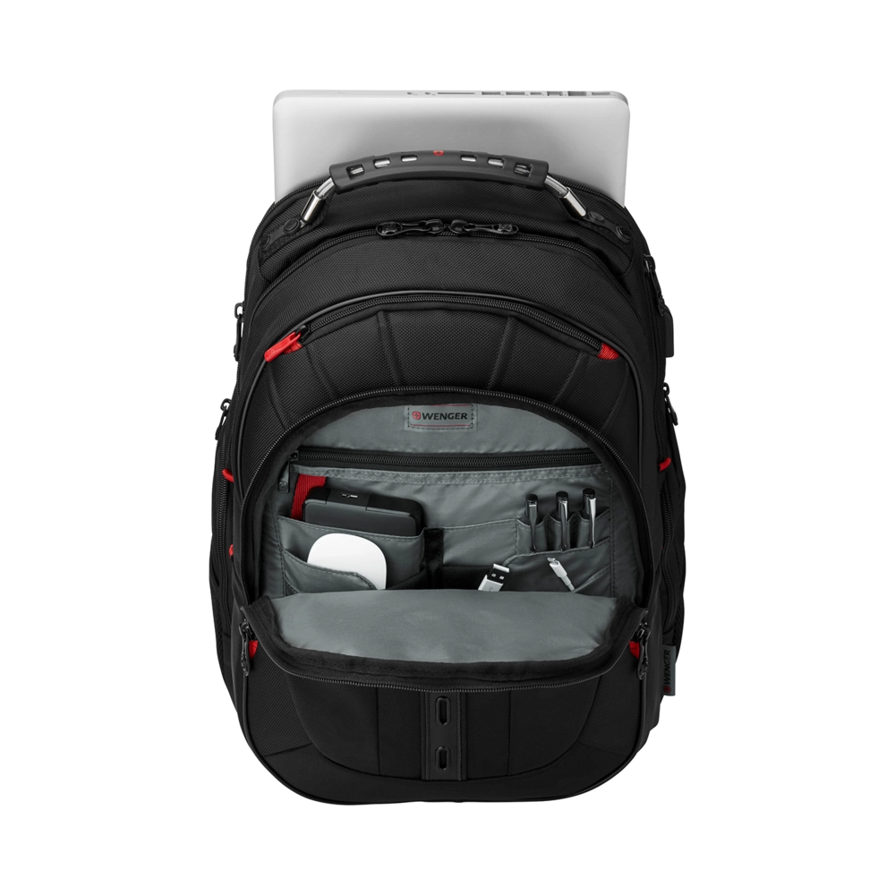 Wenger, Pegasus Deluxe 16 Ballistic Laptop Backpack, Black ( R ), 606492 Bild 4
