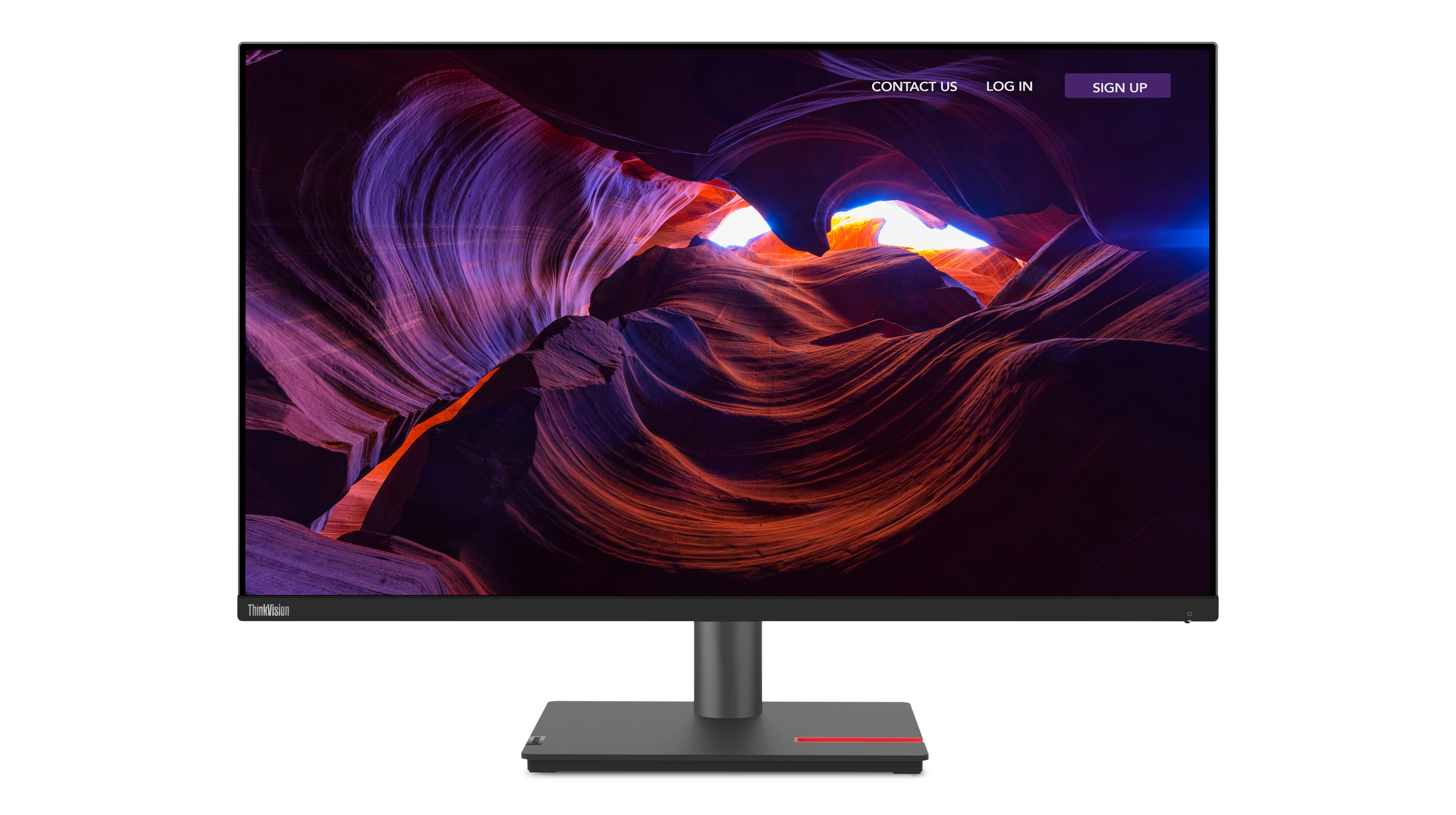 Lenovo ThinkVision P32p-30 31,5 4K UHD Monitor, LED, 6 ms, USB-Hub, höhenverstellbar, Schwarz Bild 4
