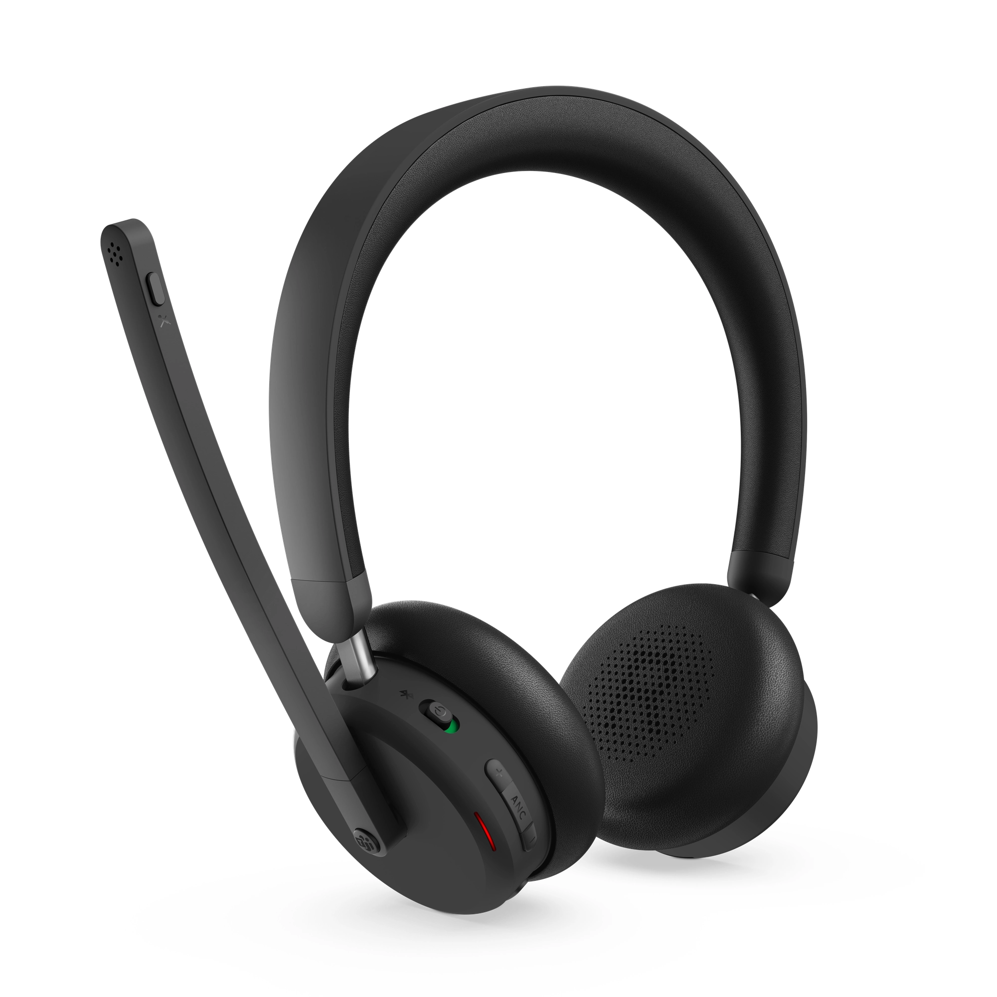 Lenovo 6550 - Headset - On-Ear - Bluetooth - kabellos - aktive Rauschunterdrückung - Schwarz - Zertifiziert für Microsoft Teams Bild 1