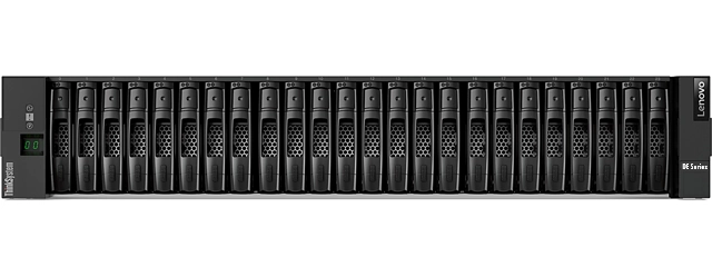 Lenovo ThinkSystem DE2000H Disk-Array, 2U Rack, 24 Laufwerke, SAS, Schwarz Bild 0