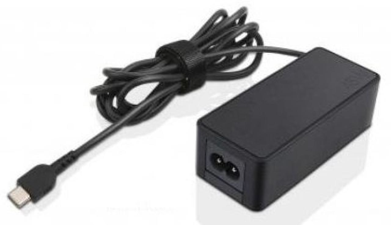 Lenovo 4X20M26256 USB-C Ladegerät 100-240V für Laptop und Tablet, Schwarz