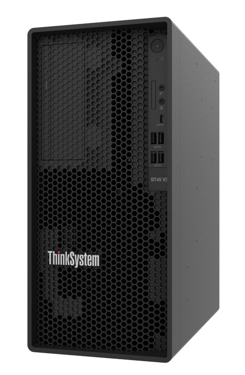 Lenovo ThinkSystem ST45 V3 Tower mit AMD EPYC 4344P, 32GB DDR5, 1,92TB SSD, 500W, LAN Bild 0