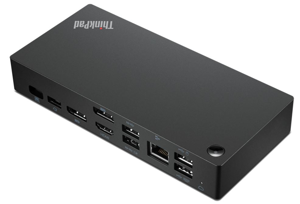 Lenovo ThinkPad Universal USB-C Smart Dock, USB-C, 4K, 135W, 1GbE, Schwarz