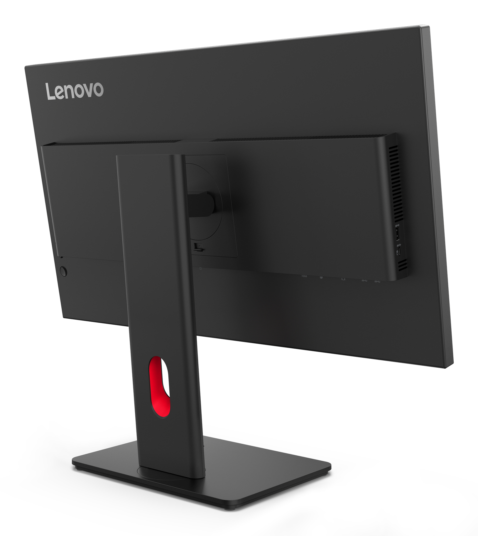 Lenovo ThinkVision T27-40 27" Full HD Monitor, IPS, 1920x1080, USB-Hub, 6ms, VESA, höhenverstellbar, schwarz