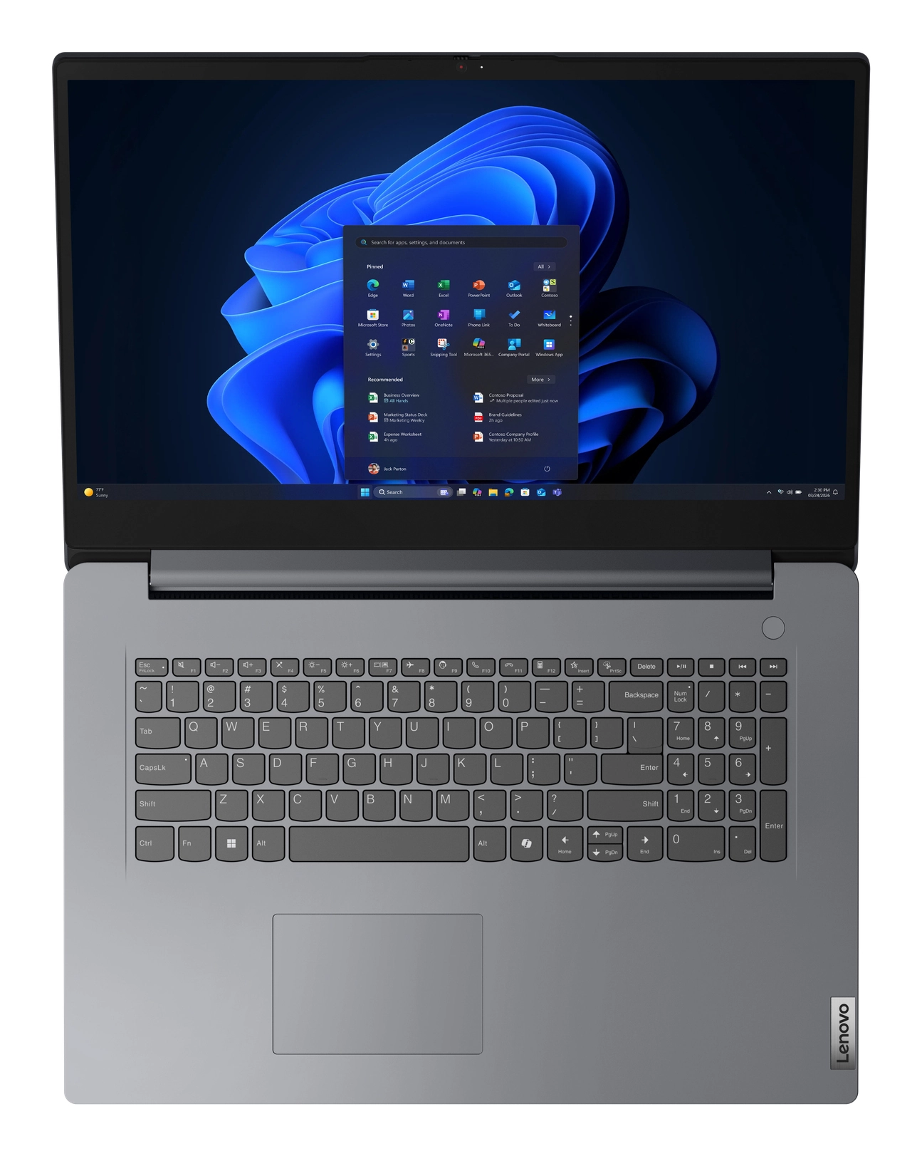 Lenovo V17 Gen 7 IWC Intel Core 5 320, Intel Graphics, 16GB RAM, 512GB SSD, Win 11 Home Bild 6