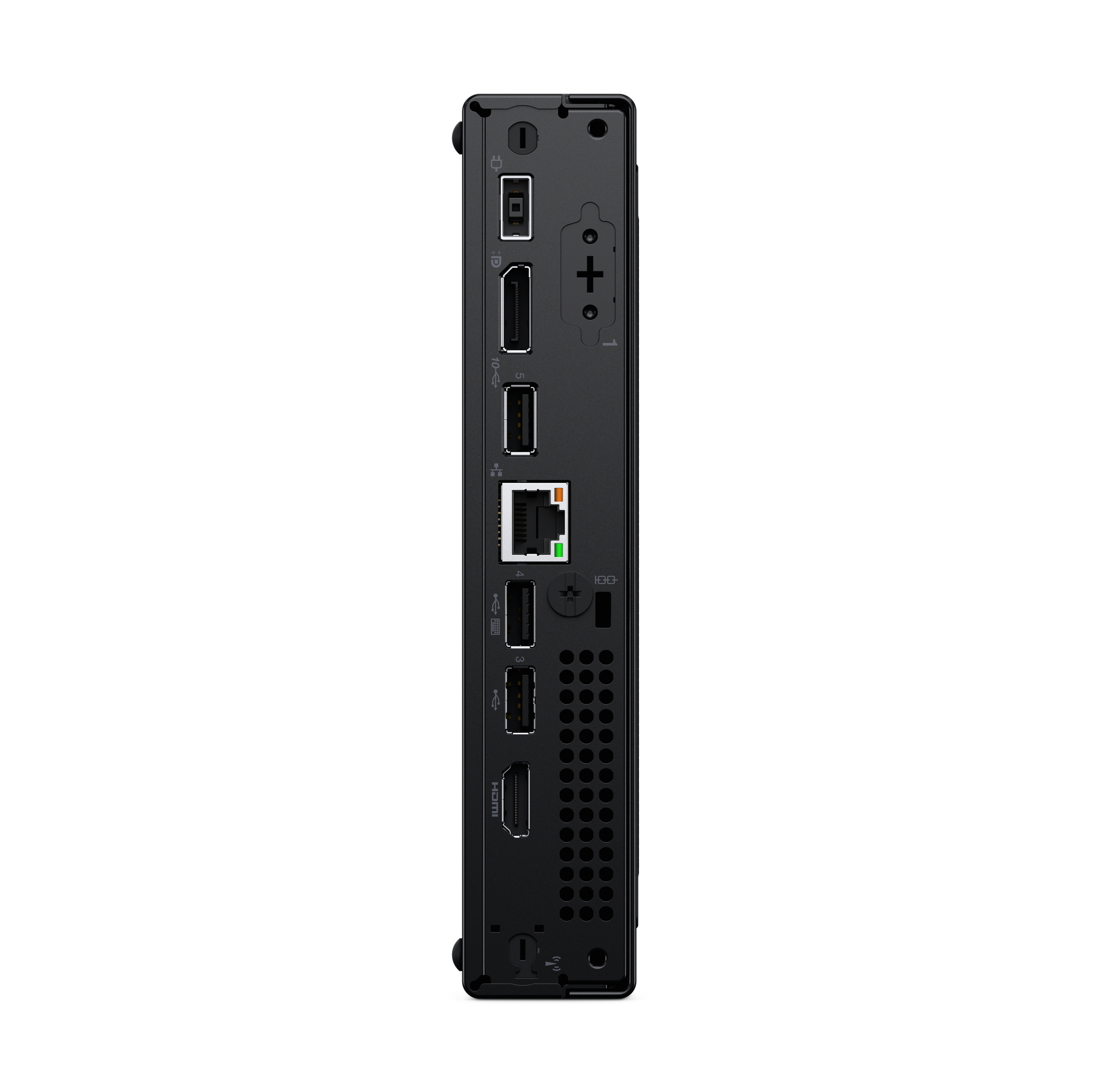Lenovo V100q Intel® N N100 8 GB DDR5-SDRAM 256 GB SSD Mini PC Mini-PC Schwarz