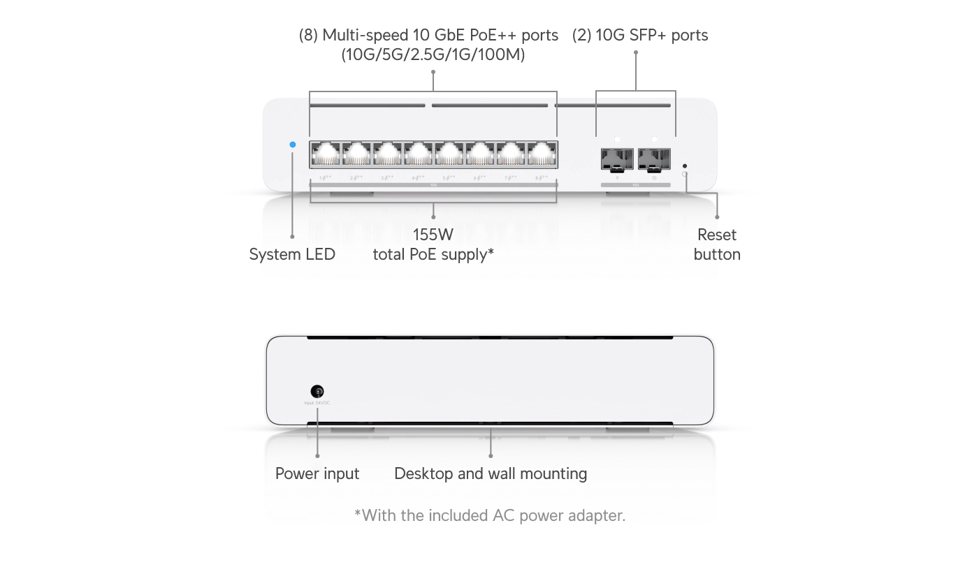 Switch Pro XG 8 PoE Bild 5