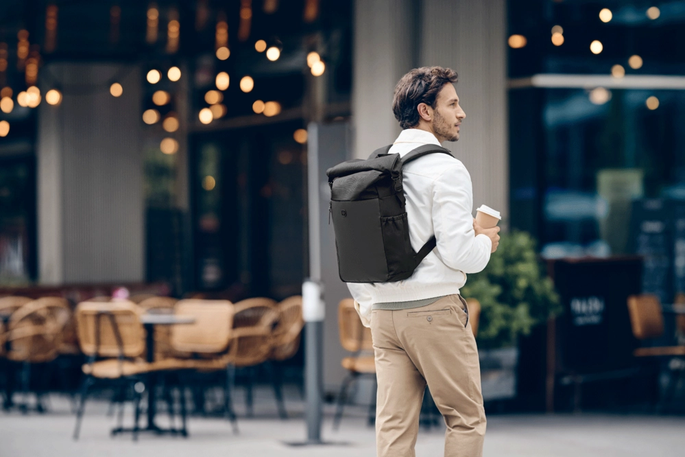Wenger UrbanOne Roll-Top 15.6 Laptop Backpack,Black, 653890 Bild 7