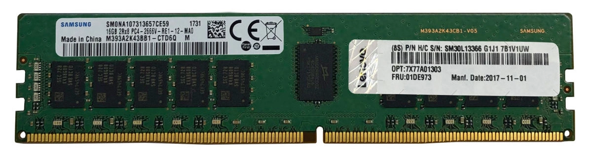 Lenovo 4X77A81441 64GB DDR5-4800 ECC 288-pin DIMM für Server Bild 0