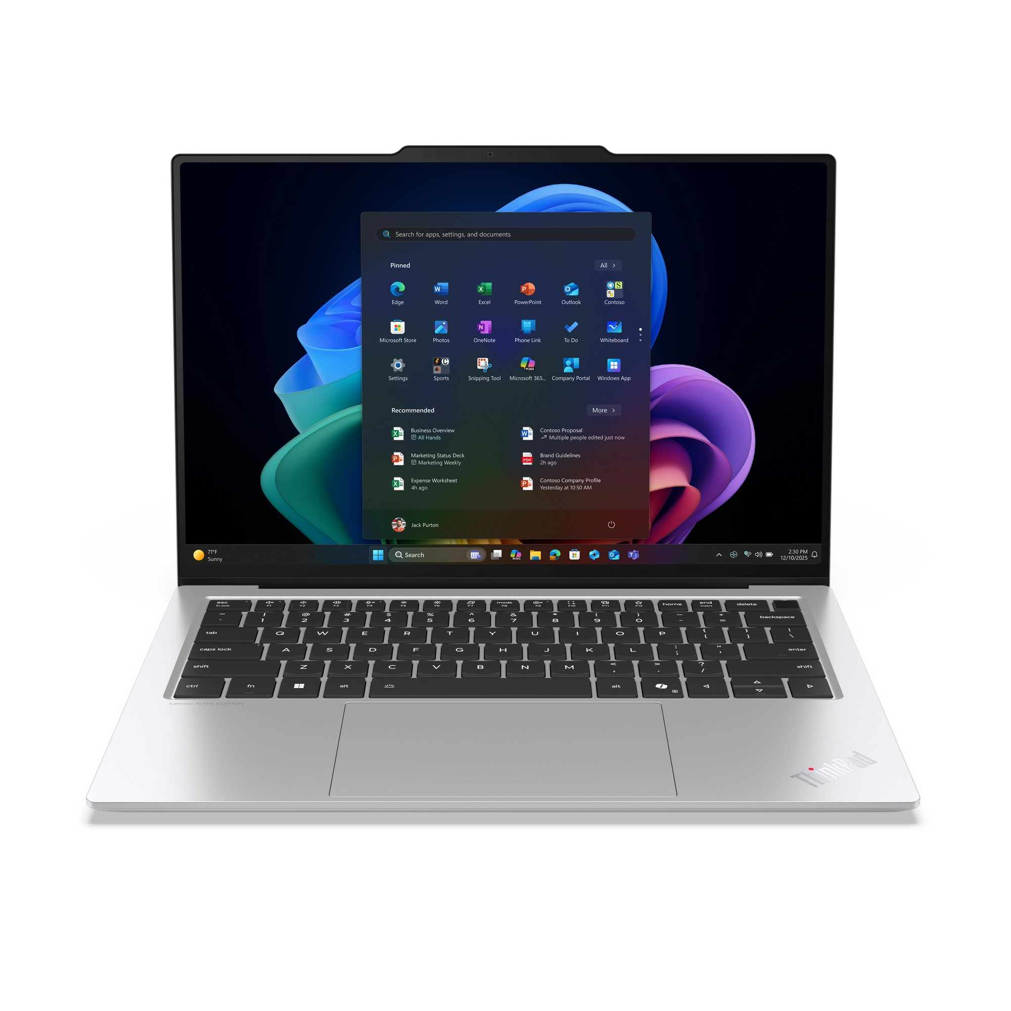Lenovo ThinkPad X9-14 Gen 1 mit Intel Core Ultra 7 258V, Arc 140V, 32GB RAM, 1TB SSD, Win 11 Pro Bild 0