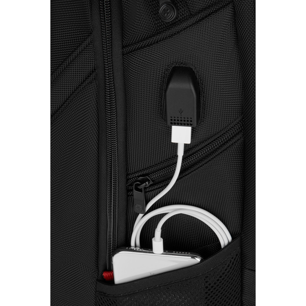 Wenger, Ibex Deluxe 14-16 Ballistic Laptop Backpack, Black ( R ), 606493 Bild 3
