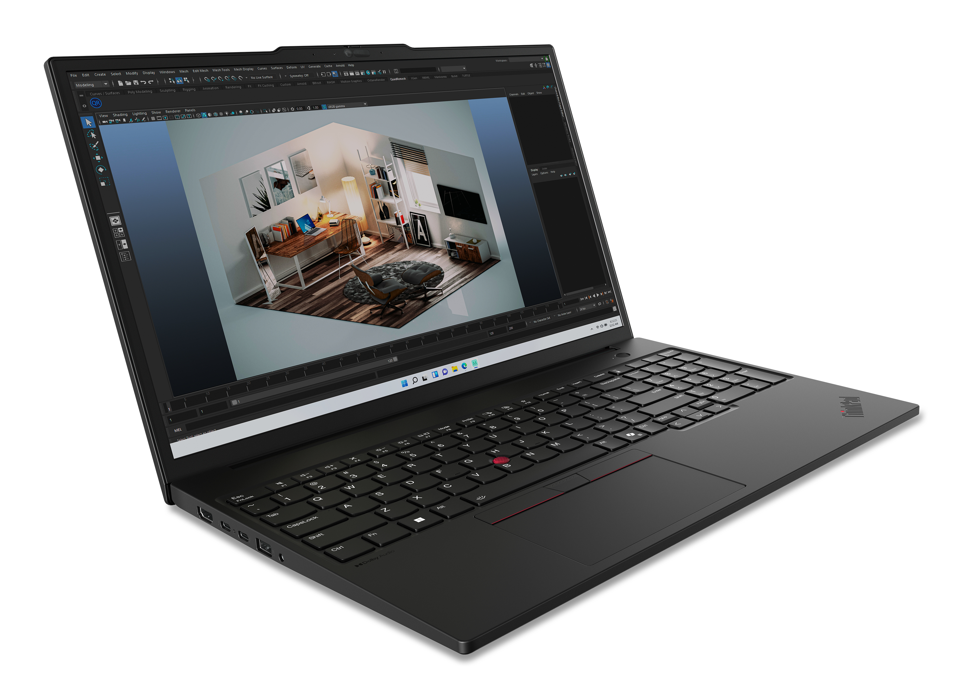 Lenovo ThinkPad P16s Gen 3 mit Core Ultra 7 155H, RTX 500 Ada, 32GB RAM, 1TB SSD, Windows 11 Pro