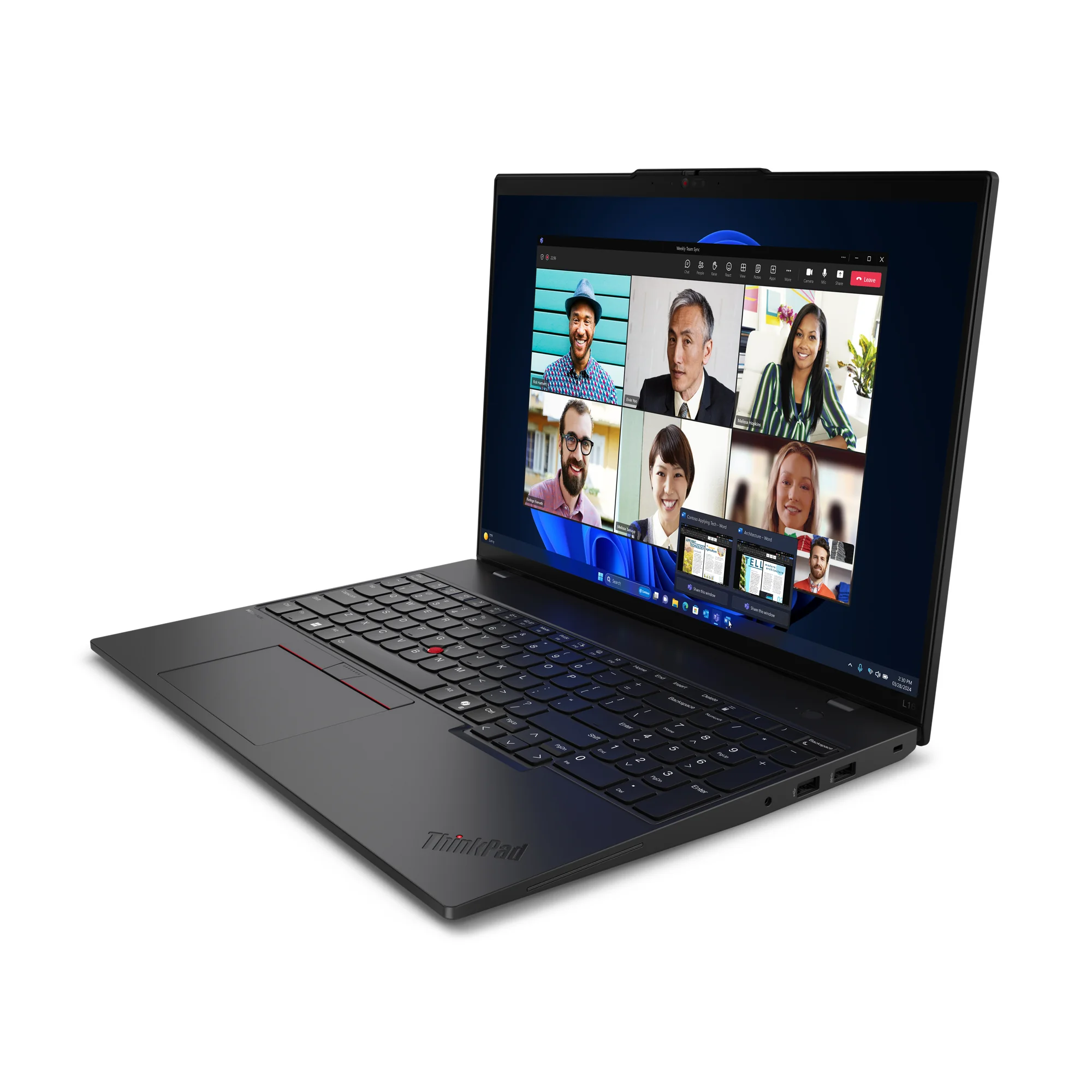 Lenovo ThinkPad L16 Gen 1 mit Intel Core Ultra 5 125U, Intel Graphics, 16GB RAM, 512GB SSD, Windows 11 Pro Bild 3