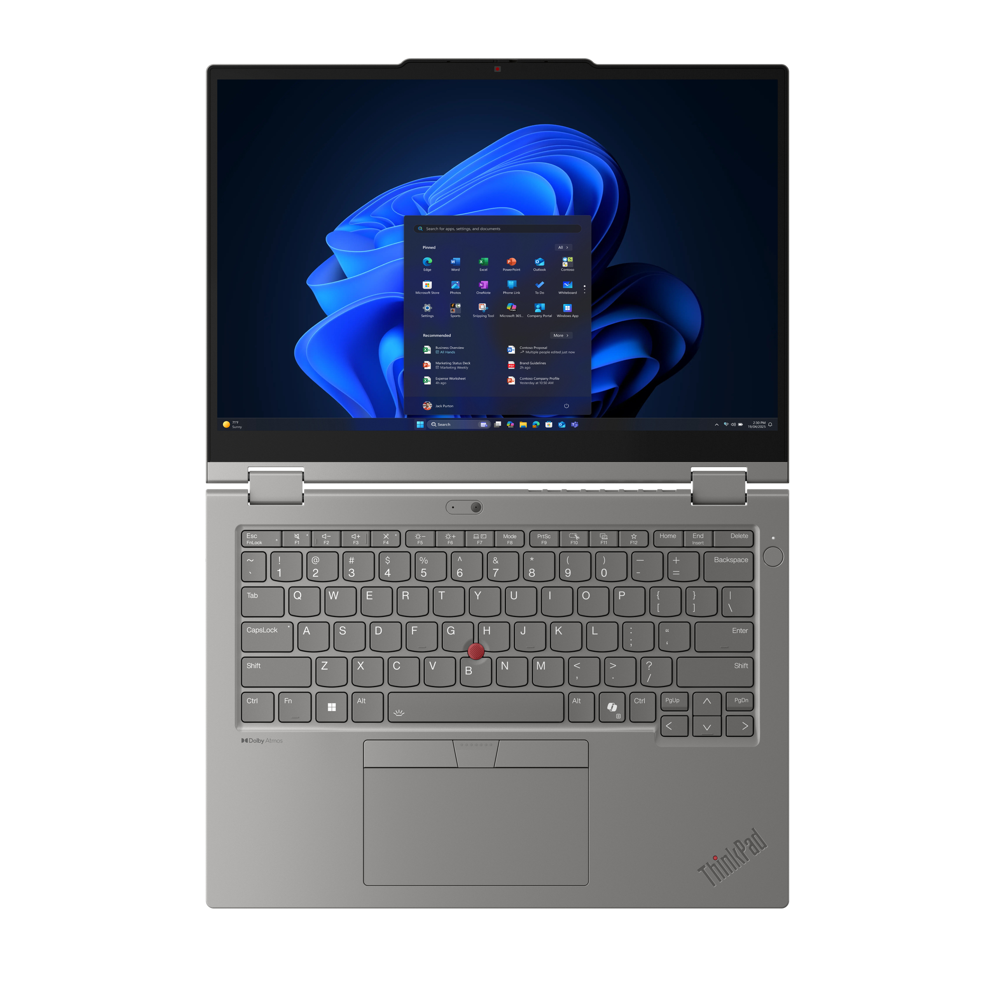 Lenovo ThinkPad L13 2-in-1 Gen 6 mit Intel Core Ultra 5 225U, Intel Grafik, 32GB RAM, 512GB SSD, Win 11 Pro