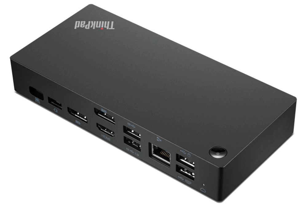 Lenovo ThinkPad Universal USB-C Smart Dock, USB 3.2 Gen 2 Type-C, 4K UHD, 135W, LAN, schwarz Bild 1
