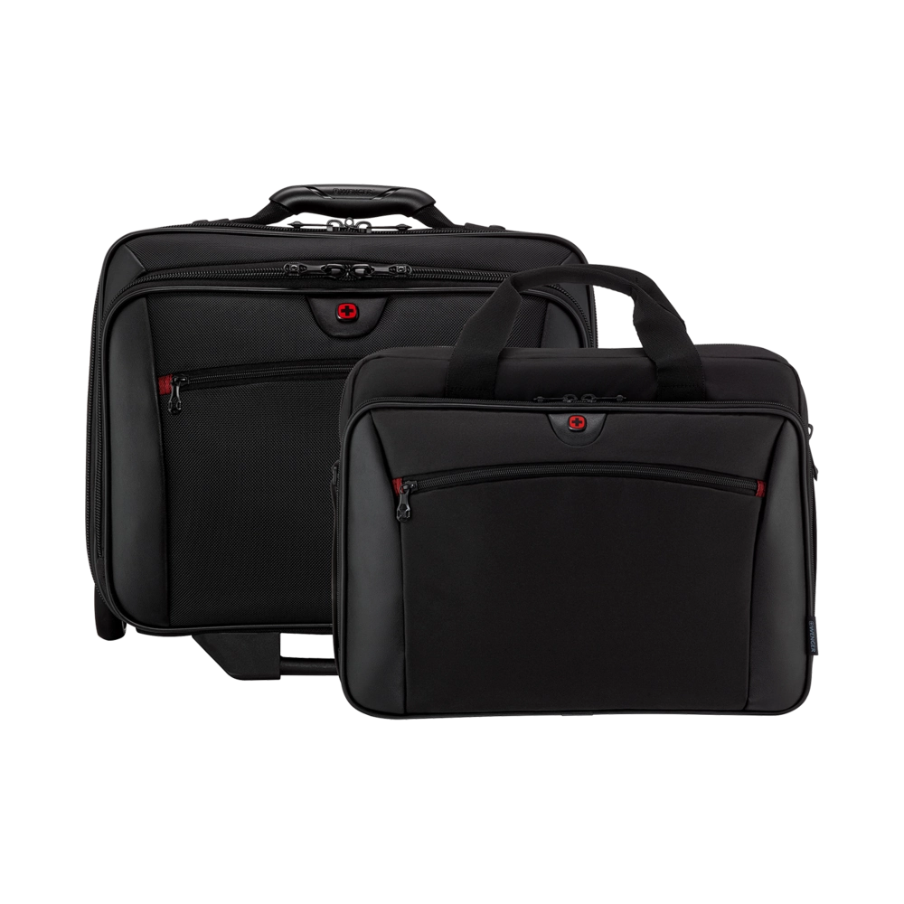 Wenger, Potomac 17 Double Gusset Wheeled Computer Case, Black , 600661 Bild 2
