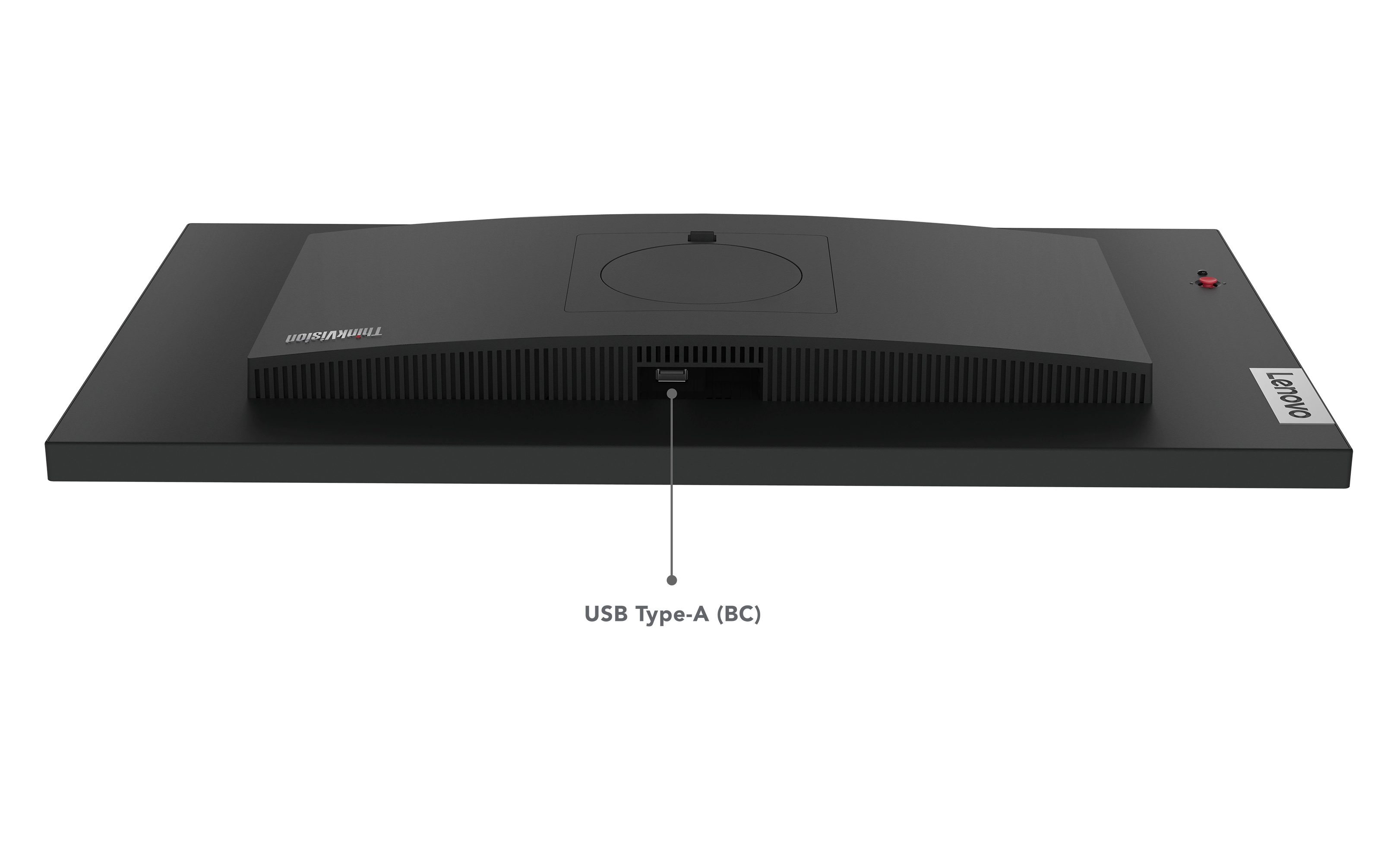 Lenovo ThinkVision P24q-30 23.8 Monitor, 2560x1440 QHD, LED, USB-Hub, VESA, höhenverstellbar, schwarz Bild 13