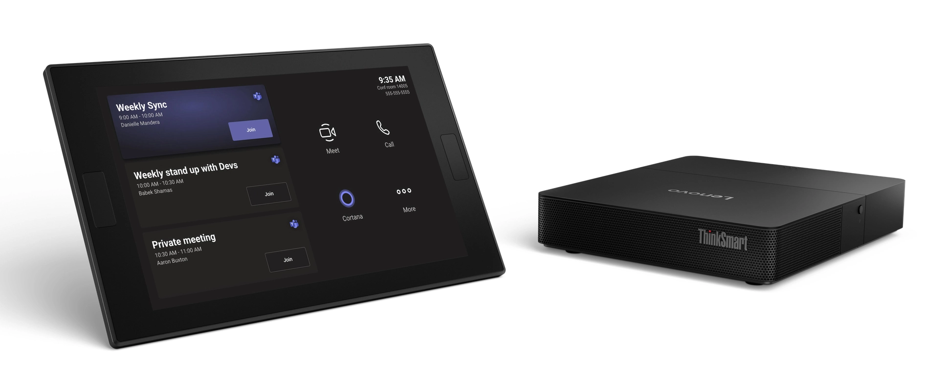 Lenovo ThinkSmart Core Gen 2 Microsoft Teams Room, 10.1 Touch, WLAN, BT, Win 11 IoT, schwarz Bild 0