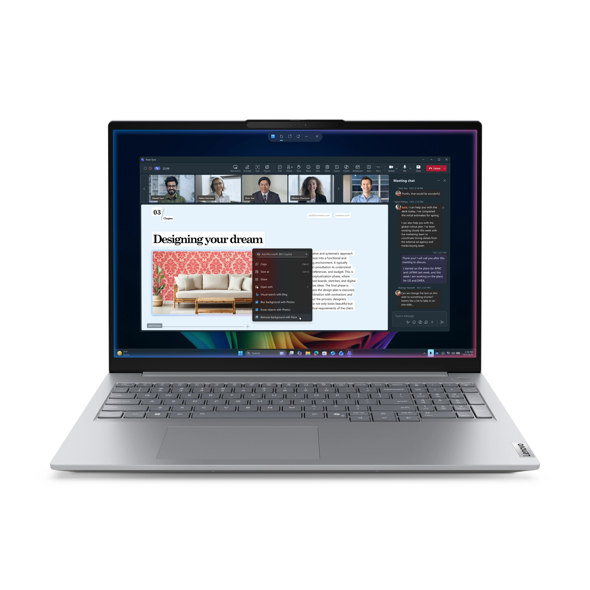 Lenovo ThinkBook 16 G9 Intel Core Ultra 7 355, Intel Grafik, 16GB RAM, 512GB SSD, Win 11 Pro Bild 0