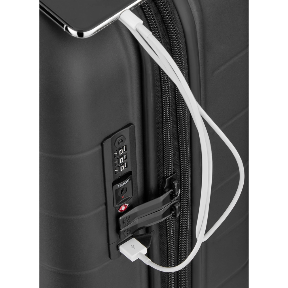 Wenger, Syntry 14, Carry-On Case with Laptop Compartment, Black Heather Grey, 610163 Bild 4