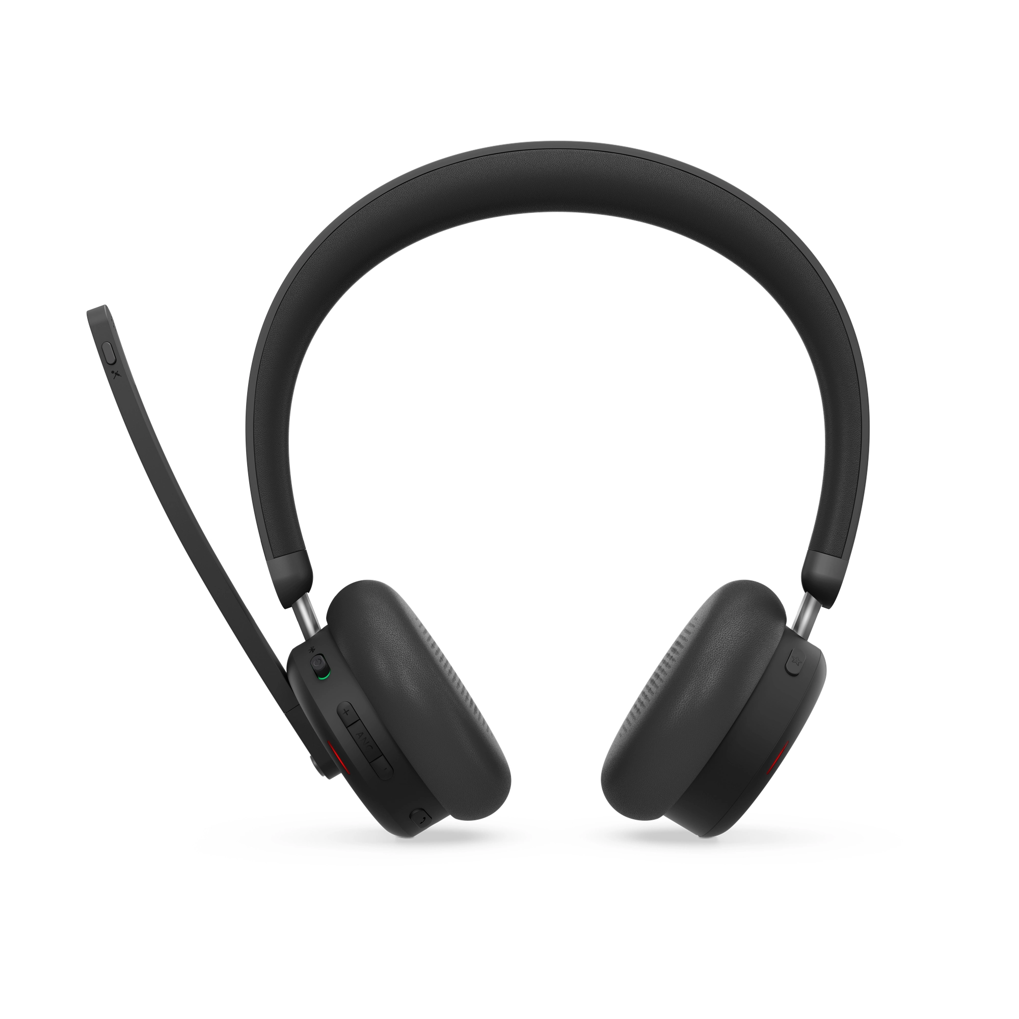 Lenovo 6550 - Headset - On-Ear - Bluetooth - kabellos - aktive Rauschunterdrückung - Schwarz - Zertifiziert für Microsoft Teams Bild 0