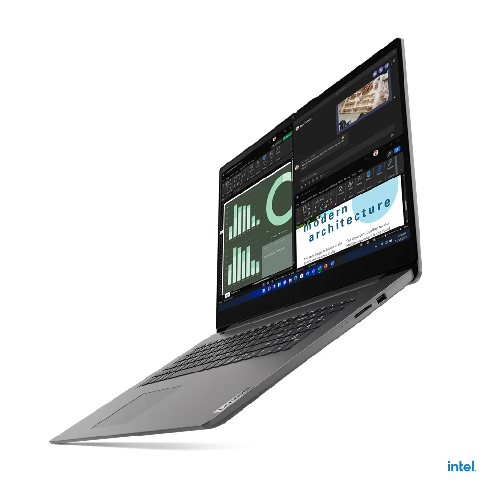 Lenovo V17 G4 IRU mit Core i3-1315U, Intel UHD, 8GB RAM, 512GB SSD, Win 11 Home, Grau, 17.3" FHD