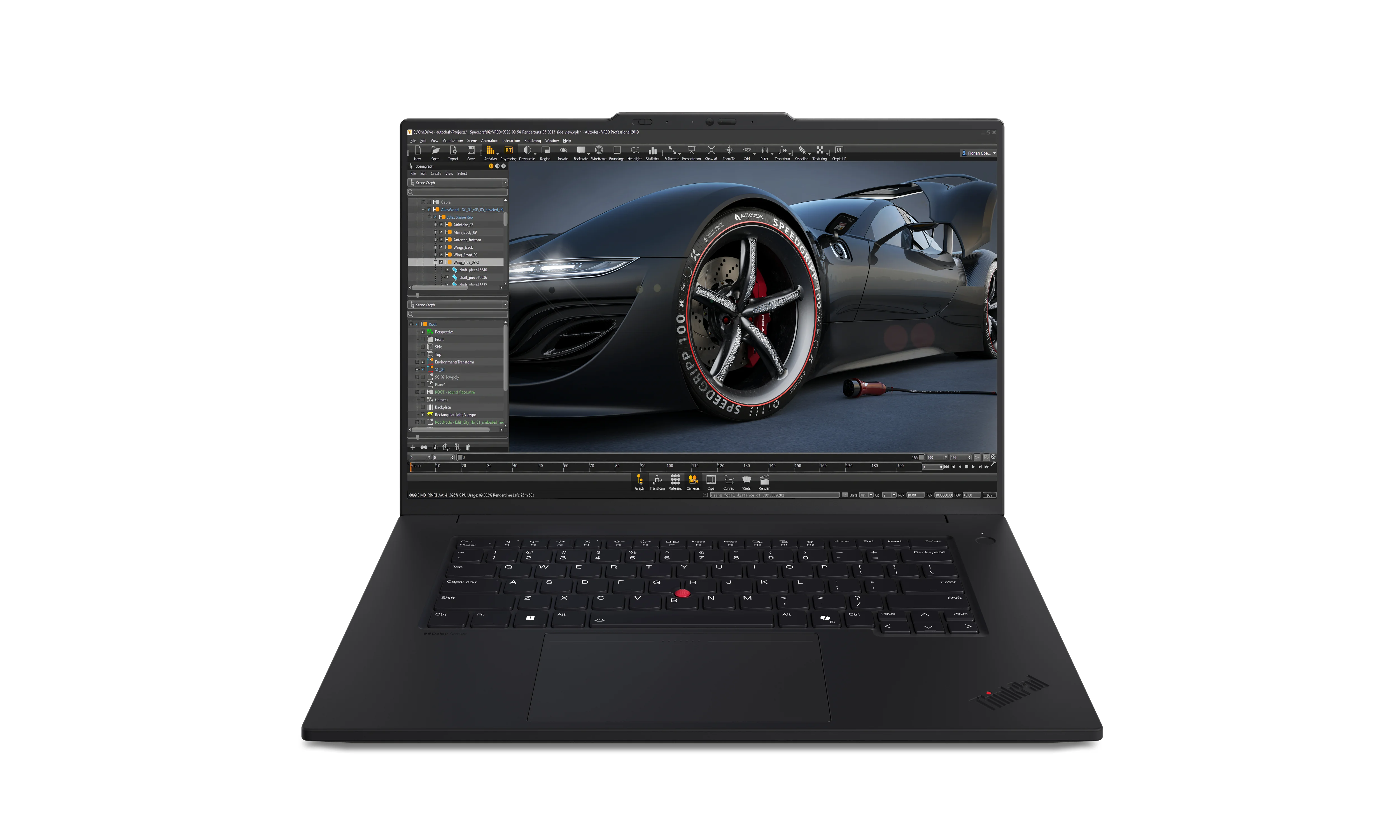 Lenovo ThinkPad P1 Gen 7 mit Intel Core Ultra 7 165H, Intel Arc, 32GB RAM, 1TB SSD, Win 11 Pro