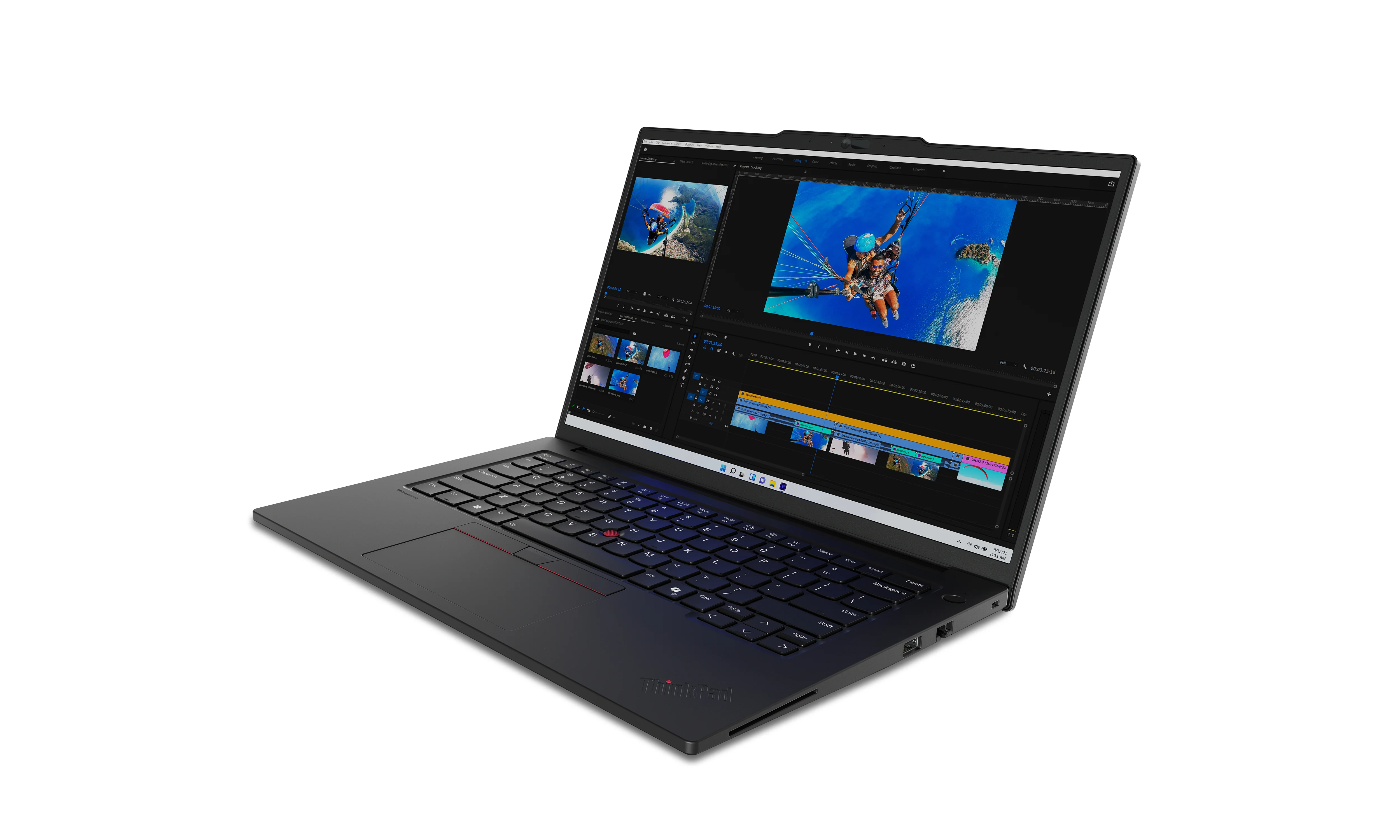 Lenovo ThinkPad P14s Gen 5 Intel Core Ultra 7 165H, RTX 500 Ada, 64GB RAM, 2TB SSD, Win 11 Pro Bild 3
